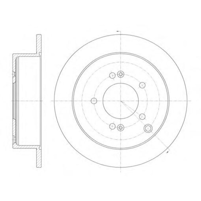 Диск тормозной REMSA 675600