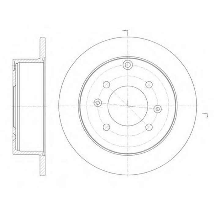 Диск тормозной REMSA 675700