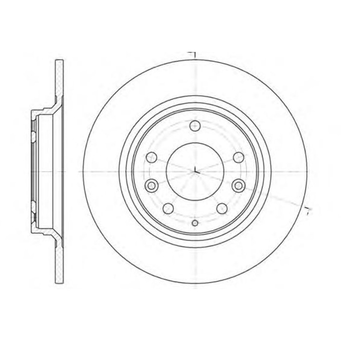 Диск тормозной REMSA 688100