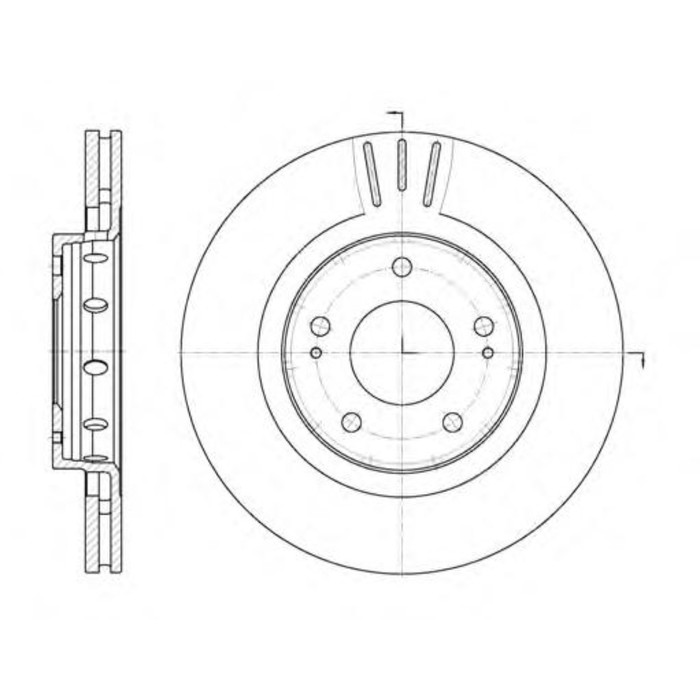 Диск тормозной REMSA 689610