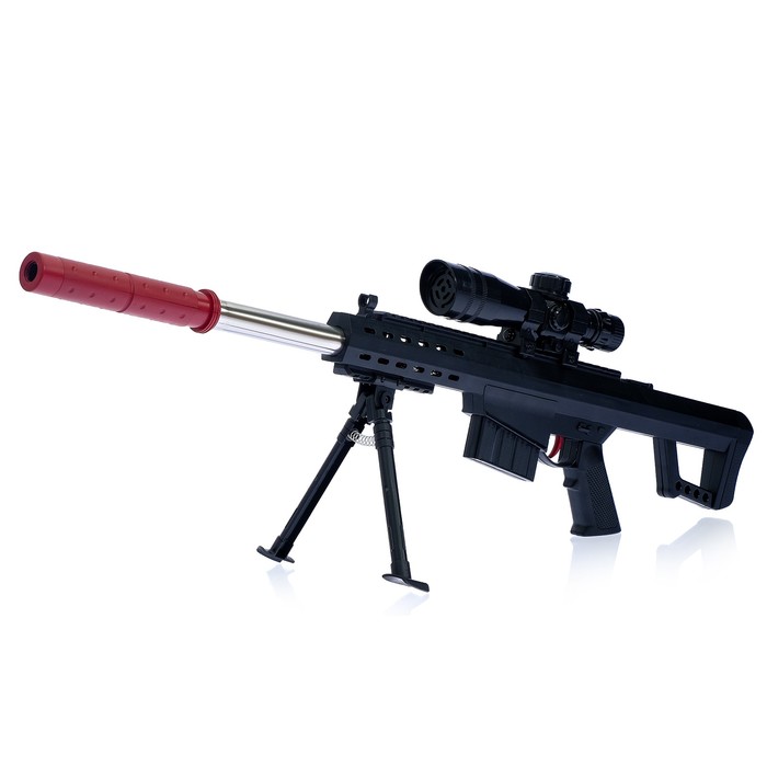 Винтовка "Баррет", стреляет гелевыми пулями