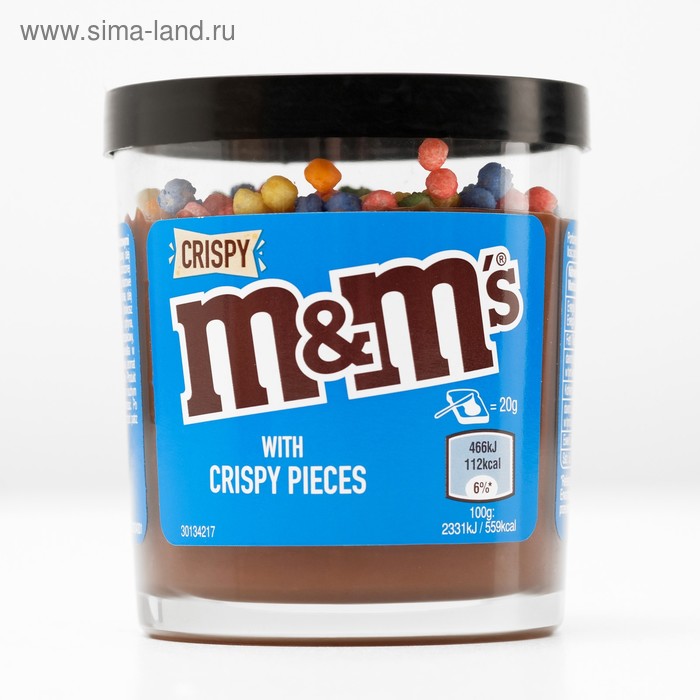 Пасты, кремовый зефир Паста M&M's ст/б 200г