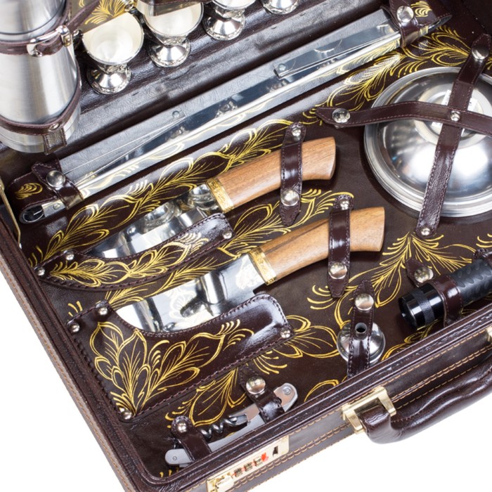 Набор подарочный «Престиж» (6 персон с золотистой росписью)