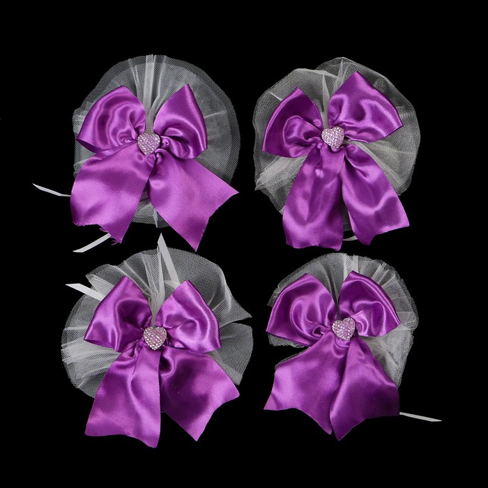 Набор на авто "№ 9", фиолетовый