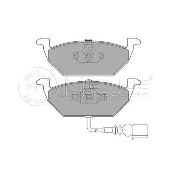 Колодки тормозные  MEYLE 0252313119W