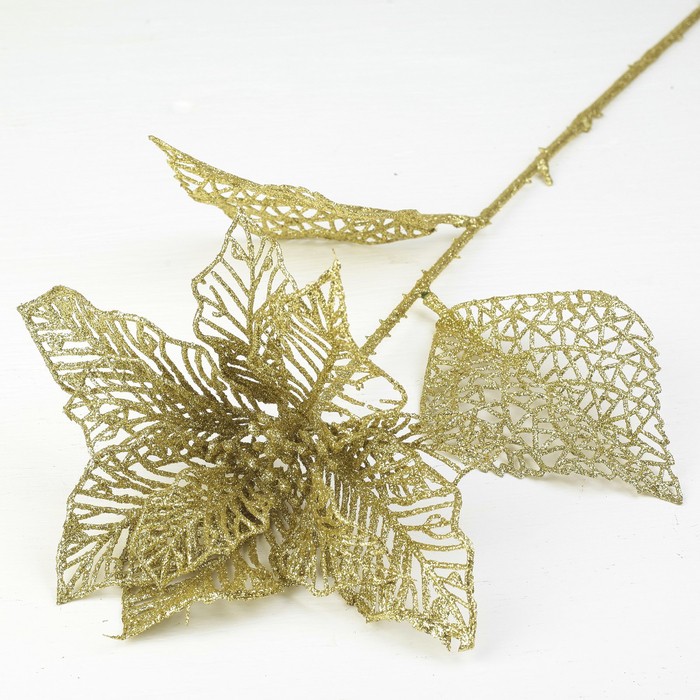 Декор "Сияние" лилия, 15*64 см, золотой