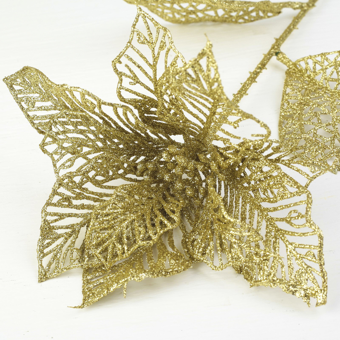 Декор "Сияние" лилия, 15*64 см, золотой