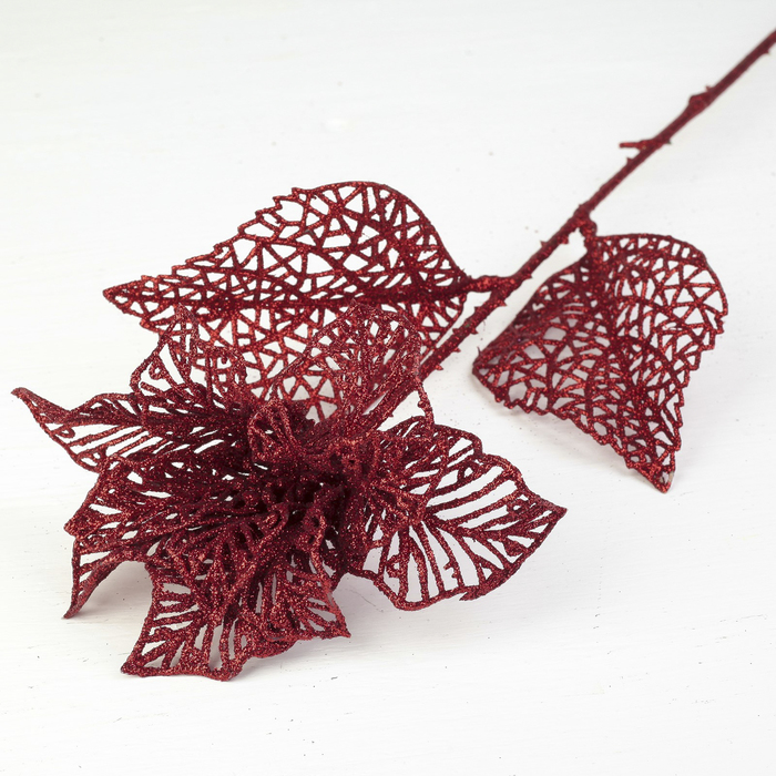 Декор "Сияние" лилия, 15*64 см, красный