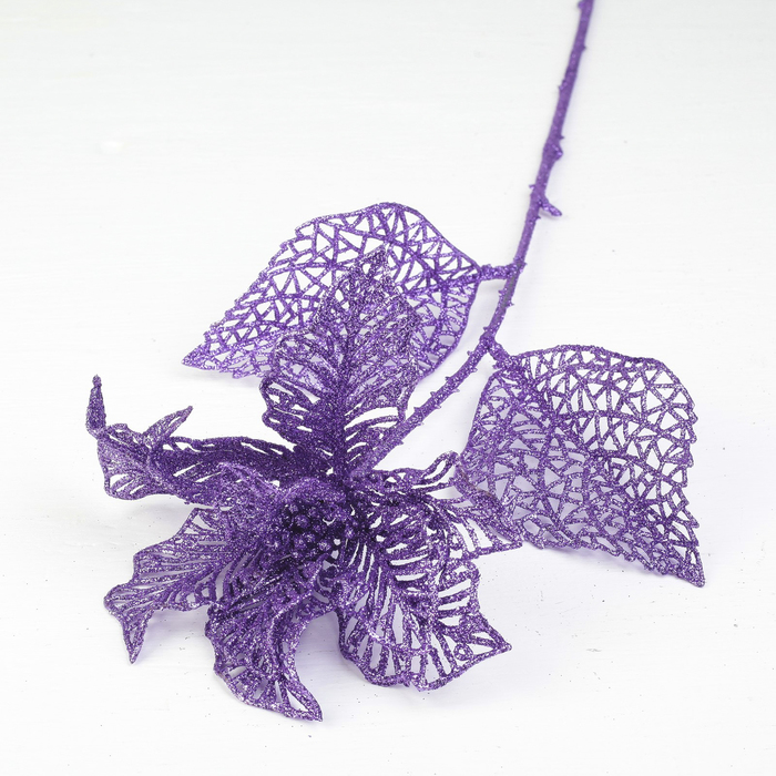 Декор "Сияние" лилия, 15*64 см, сиреневый