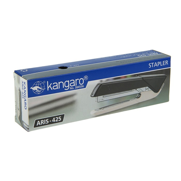 Степлер №24/6, 26/6 до 25 листов Kangaro Aris-425, микс