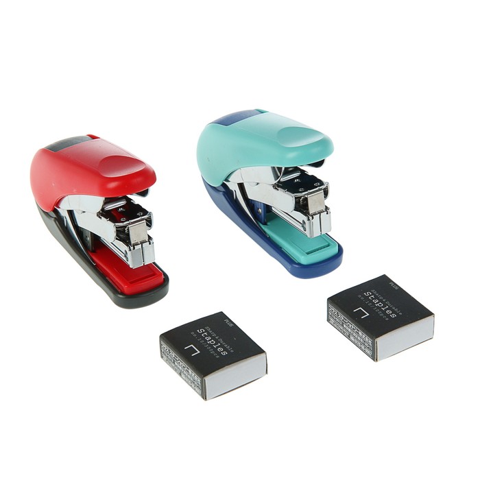 Степлер №10 до 10 листов Kangaro PLUS ST-010VH, микс