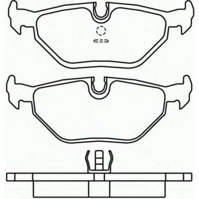 Колодки тормозные BREMBO P06011