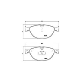 

Колодки тормозные BREMBO P06076