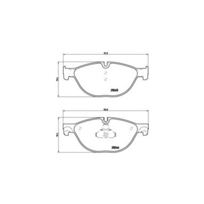 Колодки тормозные BREMBO P06076