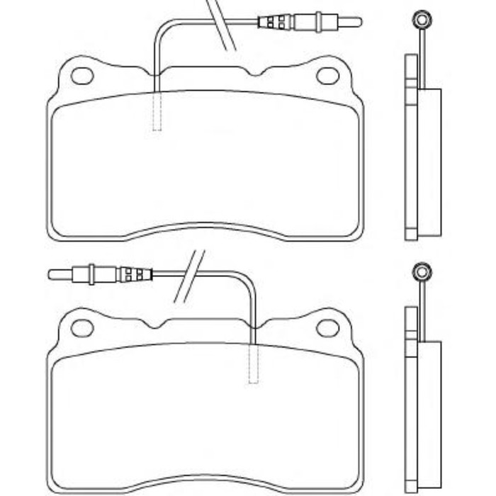 Колодки тормозные BREMBO P23082