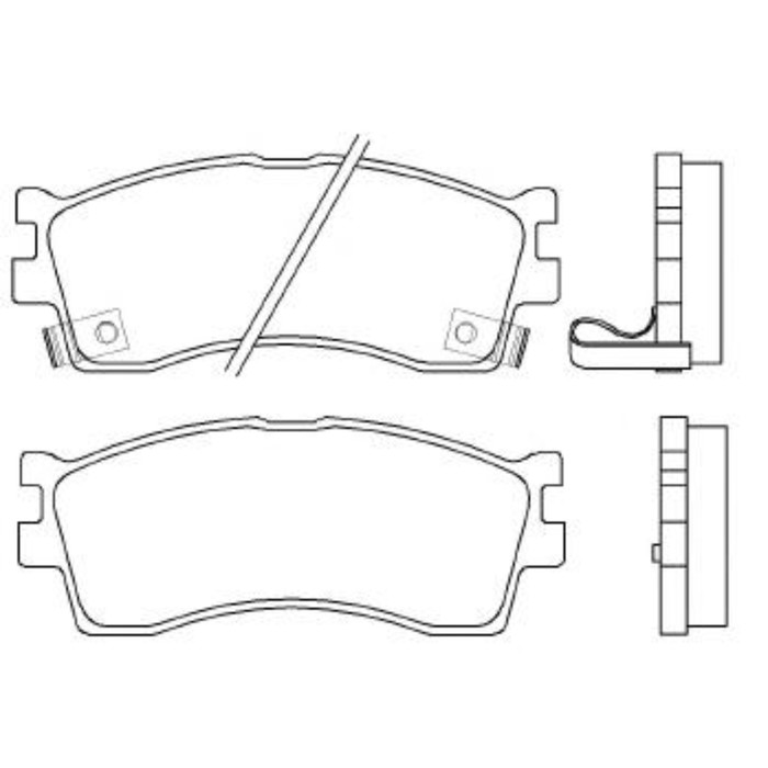 Колодки тормозные BREMBO P30016