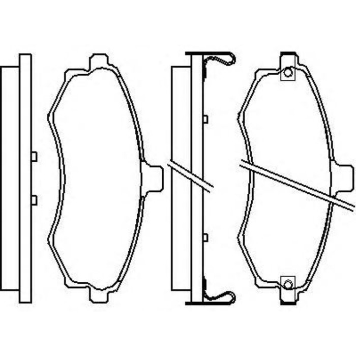 Колодки тормозные BREMBO P30020