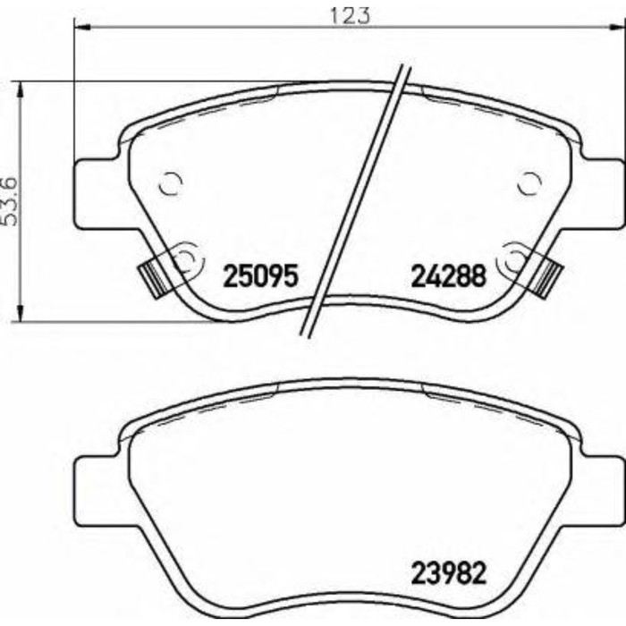 Колодки тормозные  BREMBO P59081