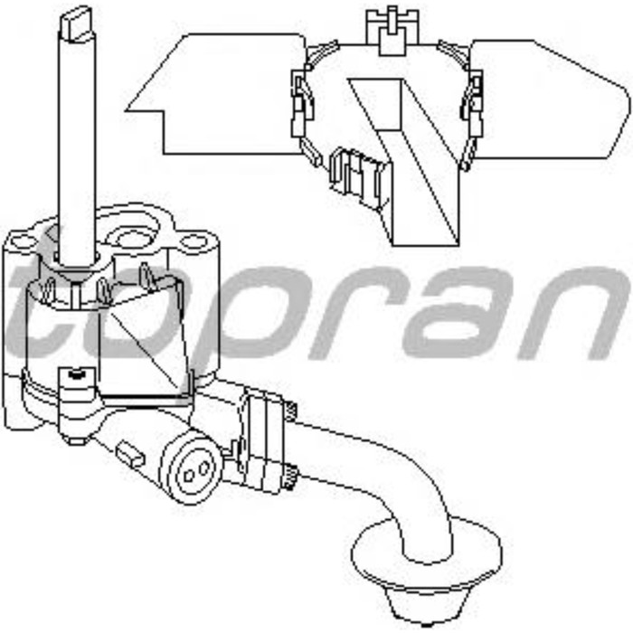 Насос масляный HANS PRIES 100257756
