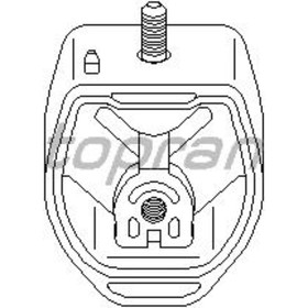 

Опора КПП HANS PRIES 107989755