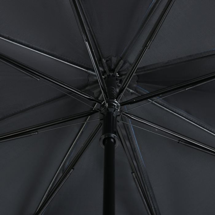 Зонт-трость "Однотонный", полуавтоматический, R=52см, цвет коричневый