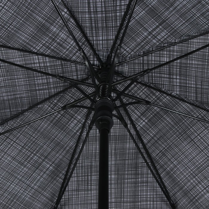 Зонт-трость "Фактура", полуавтоматический, R=56см, цвет серый