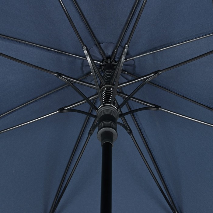 Зонт-трость "Однотонный", полуавтоматический, R=56см, цвет синий