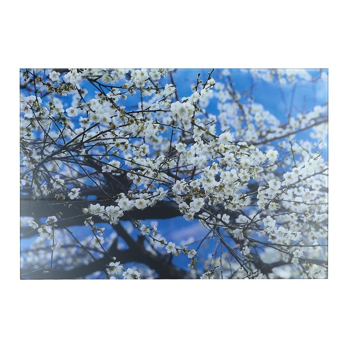 Картина на стекле "Цветущее дерево" 41х29 см