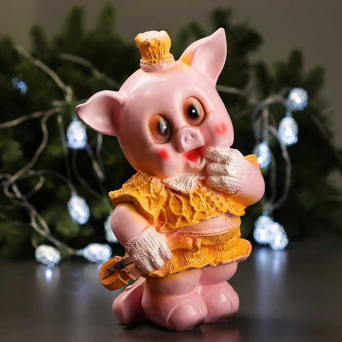 Копилка "Поросенок со скрипкой №2"