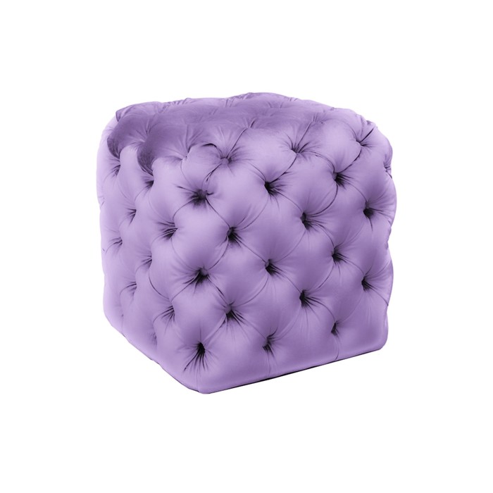 Пуф кубик Chester VS-06 SUPERNOVA, цвет велюр сиреневый