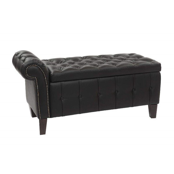 Банкетка "Беркли", цвет велюр шоколадный