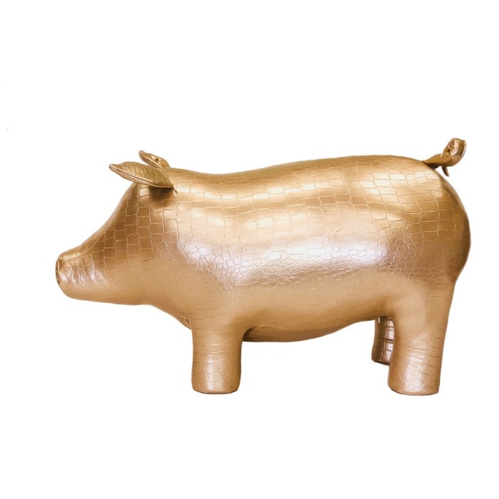 Пуф "Кабан CAIMAN", цвет золотистый