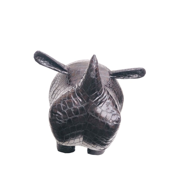 Пуф "Носорог CAIMAN", цвет тёмно-коричневый