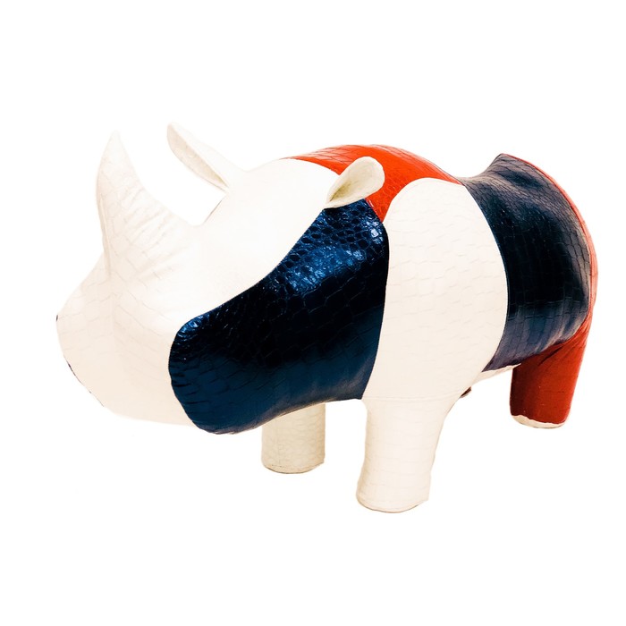 Пуф "Носорог РОССИЯ ВПЕРЁД"