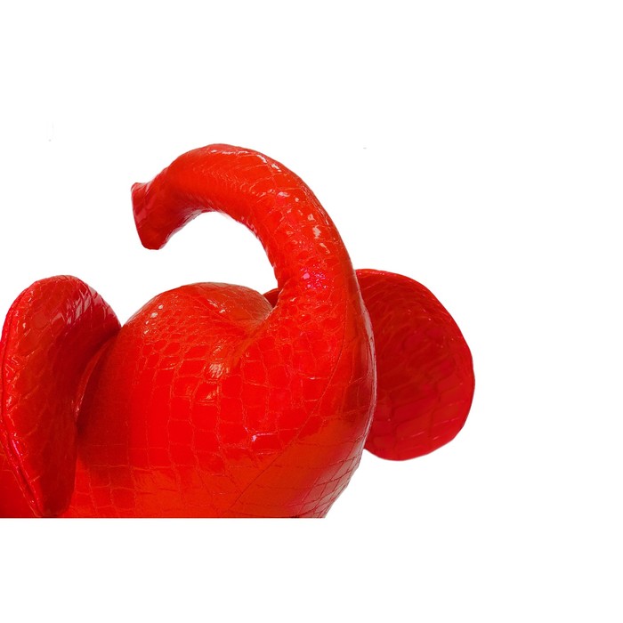 Пуф "Слон 2 CAIMAN", цвет красный