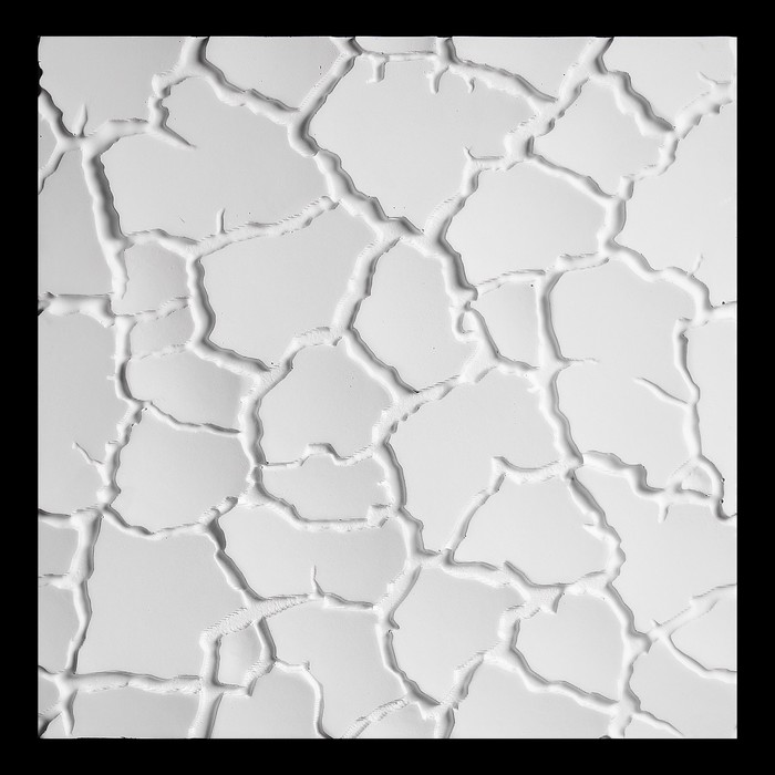 Гипсовая 3D панель "Сеть" 50х50х3см