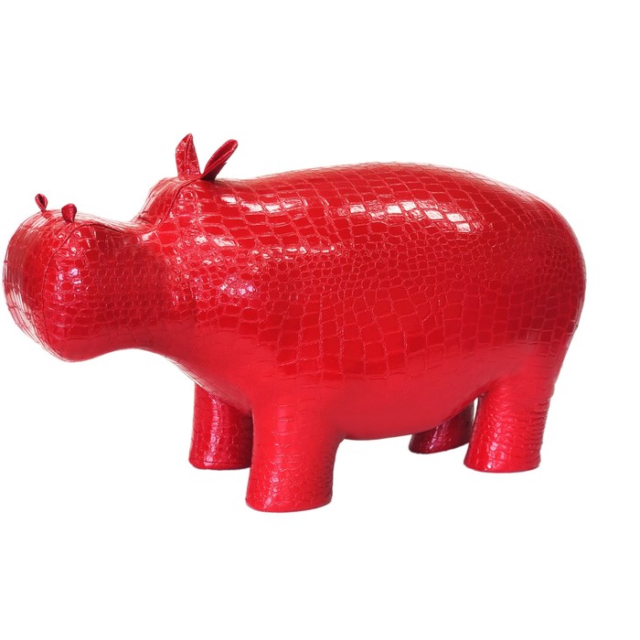 Пуф "Бегемот CAIMAN", цвет красный