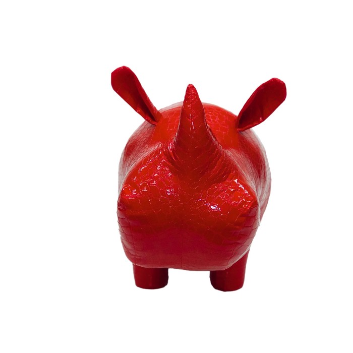 Пуф "Носорог CAIMAN", цвет красный