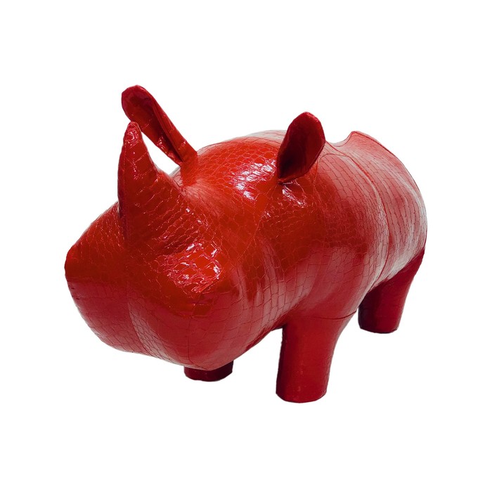 Пуф "Носорог CAIMAN", цвет красный