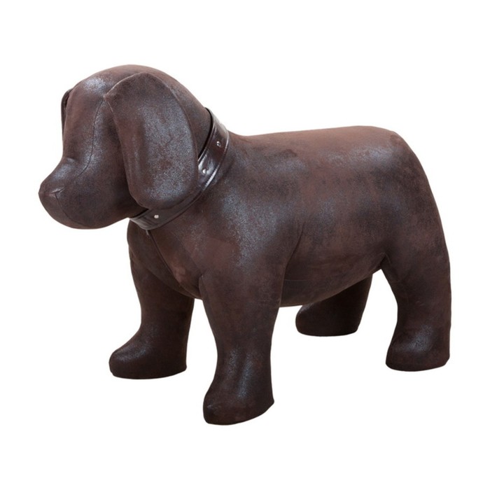 Пуф "Лабрадор GRAND COFFEE", цвет замша шоколадный