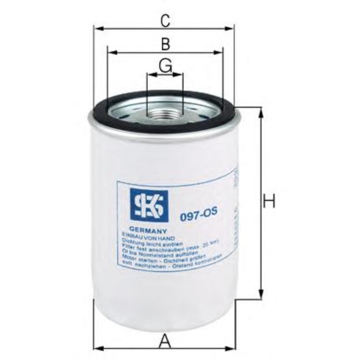Фильтр масляный KS 50013097