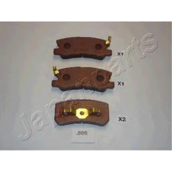 Колодки тормозные  JAPANPARTS PP505AF
