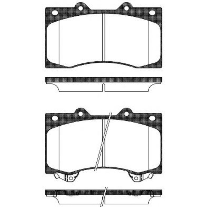 Колодки тормозные  REMSA 150602