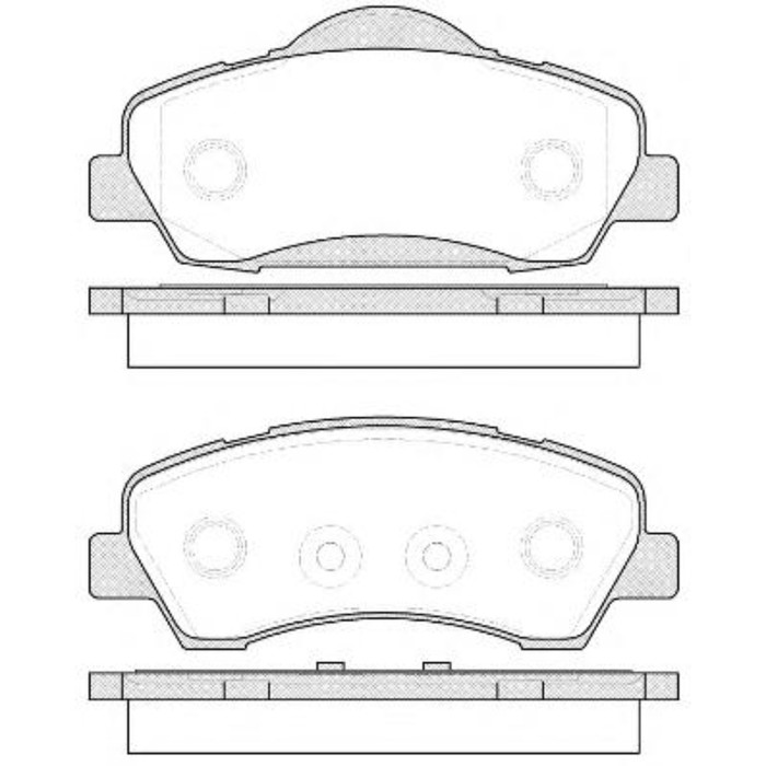 Колодки тормозные  REMSA 153000