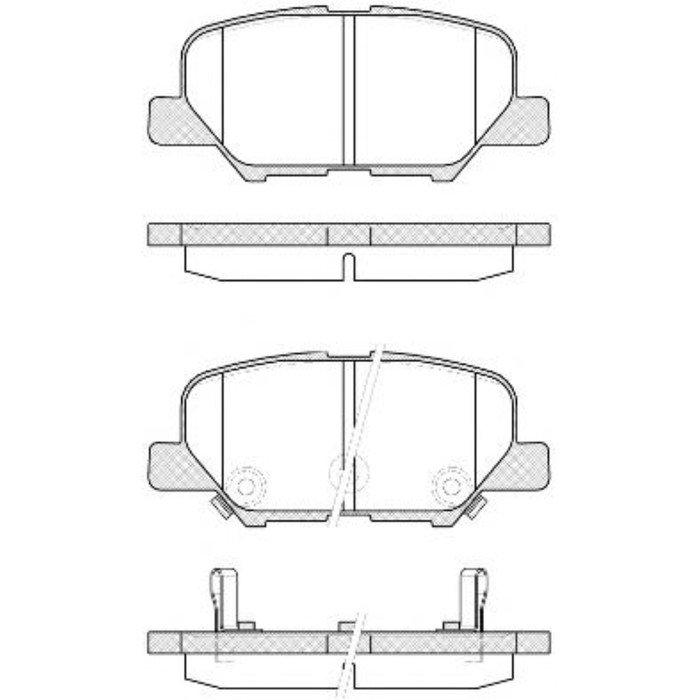 Колодки тормозные  REMSA 153602