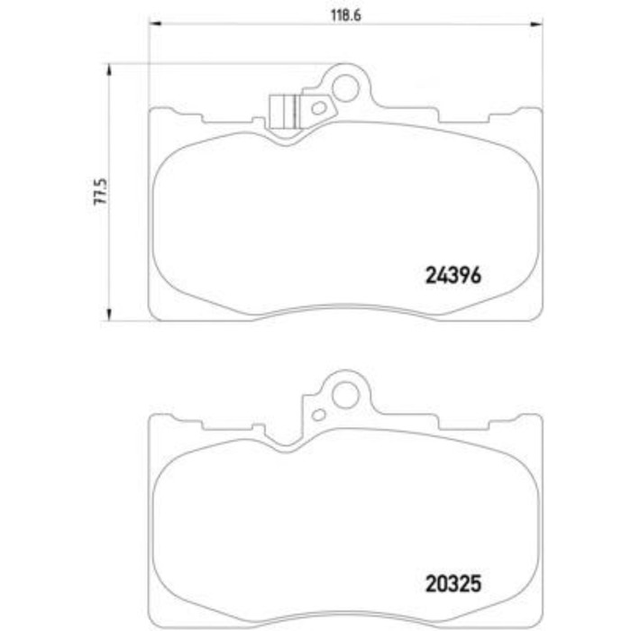Колодки тормозные  TEXTAR 2032501