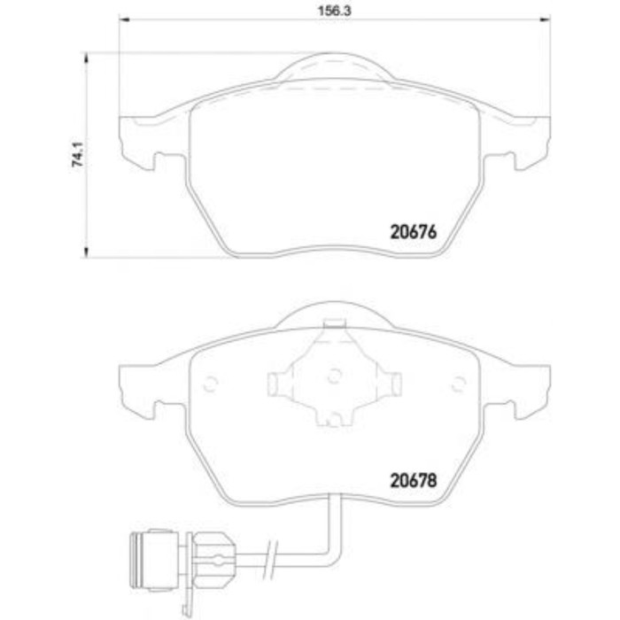 Колодки тормозные  TEXTAR 2067602