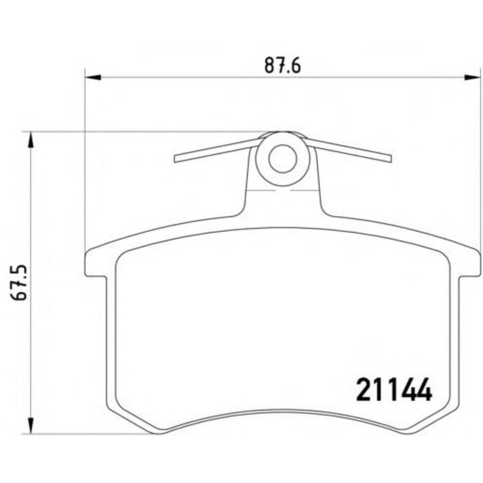 Колодки тормозные  TEXTAR 2114401