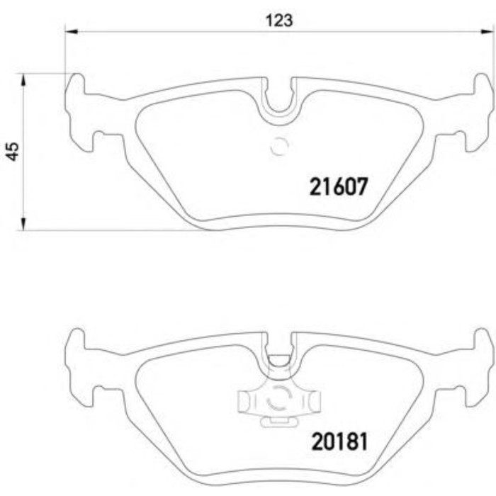 Колодки тормозные  TEXTAR 2160702