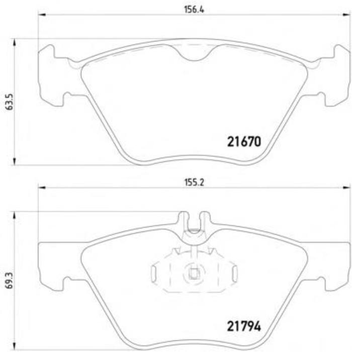 Колодки тормозные  TEXTAR 2167001